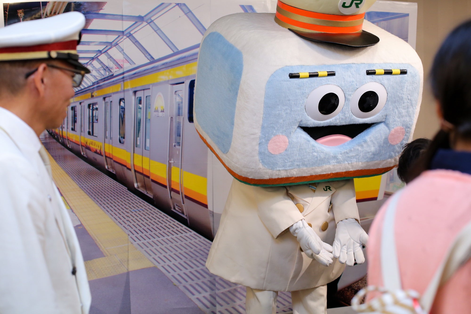 JR東日本横浜支社マスコットキャラクター「ハマの電チャン」