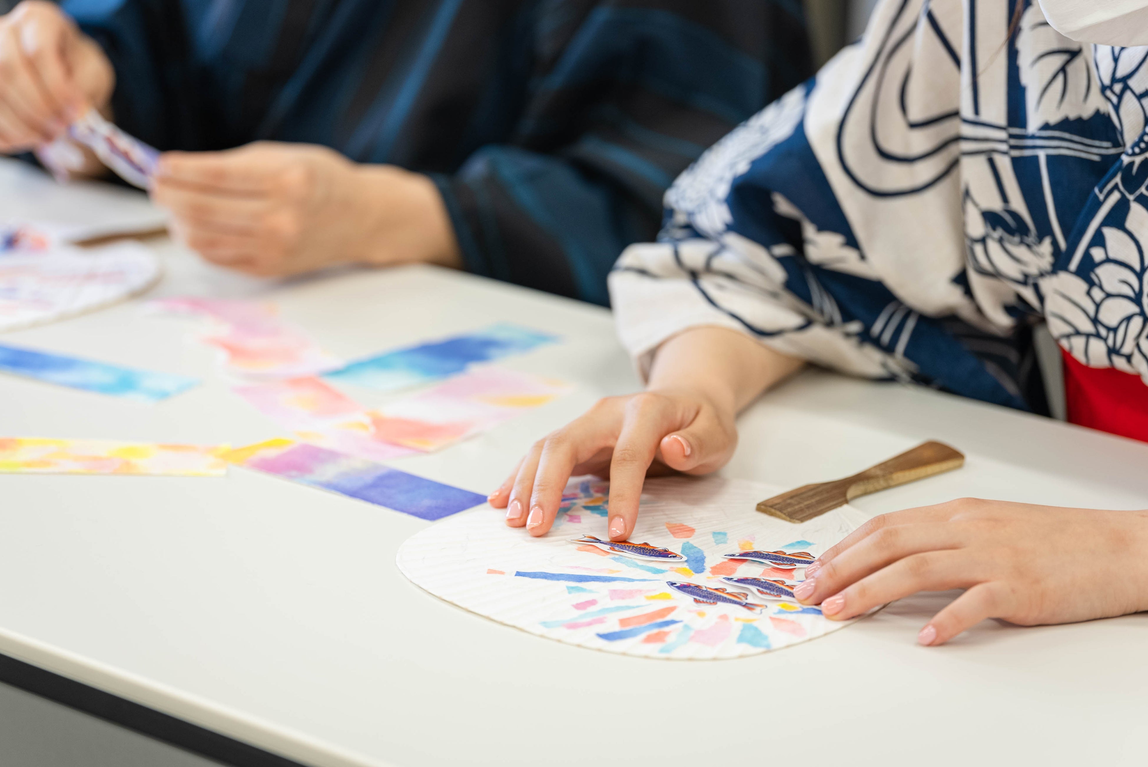 カワスイ 川崎水族館「オリジナルうちわを作ろう」