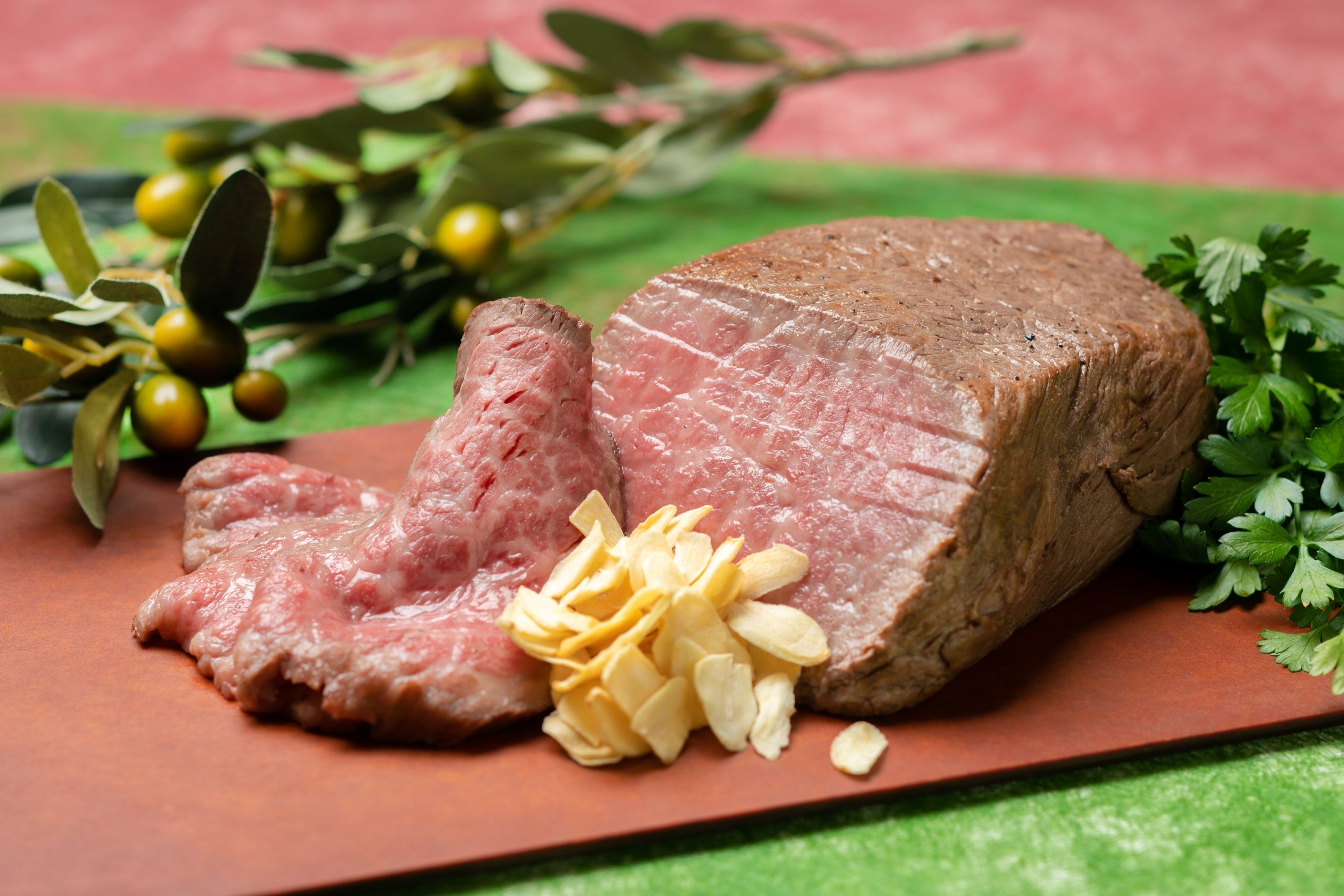 オリーブ牛のローストビーフ