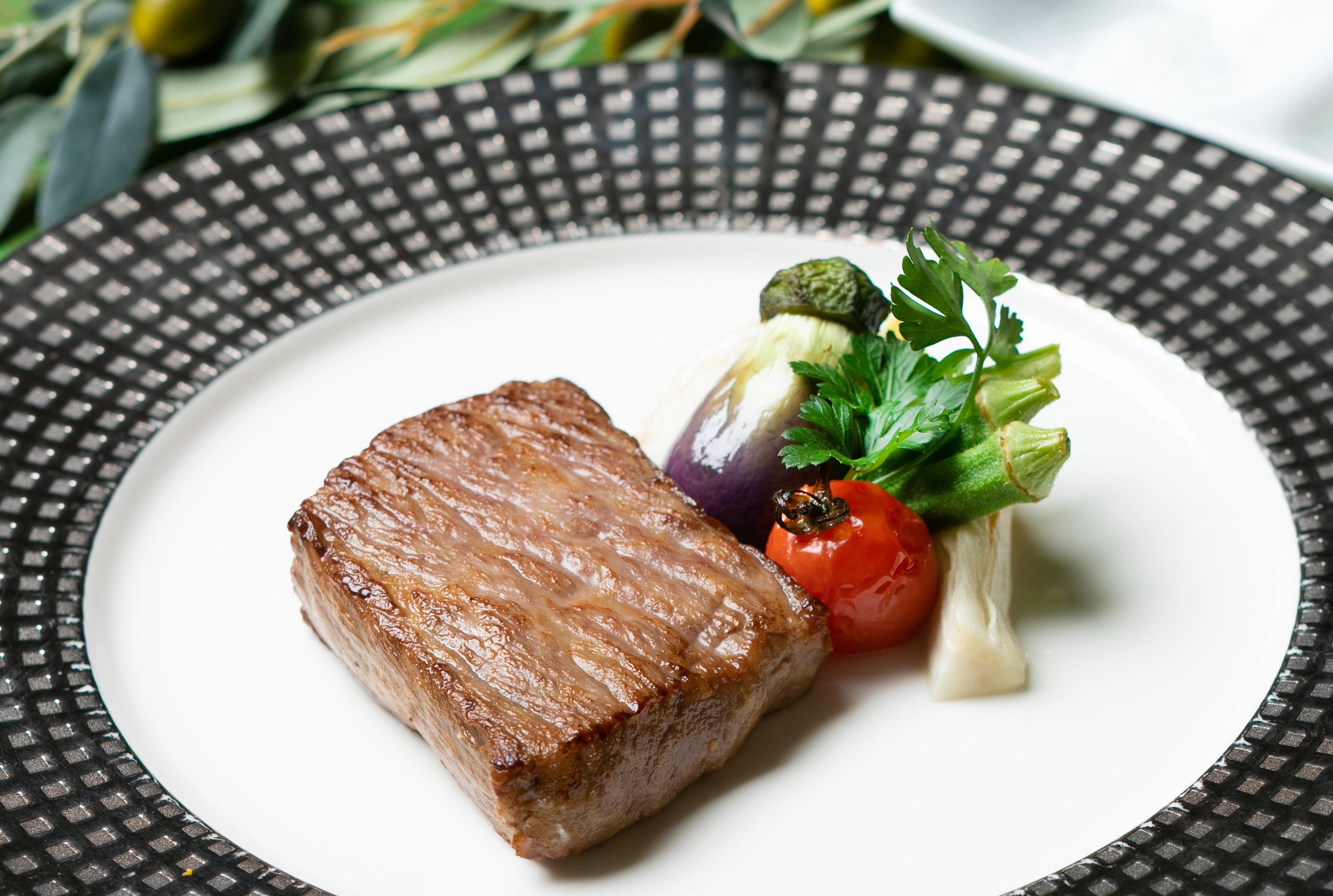 オリーブ牛のサーロインステーキ
