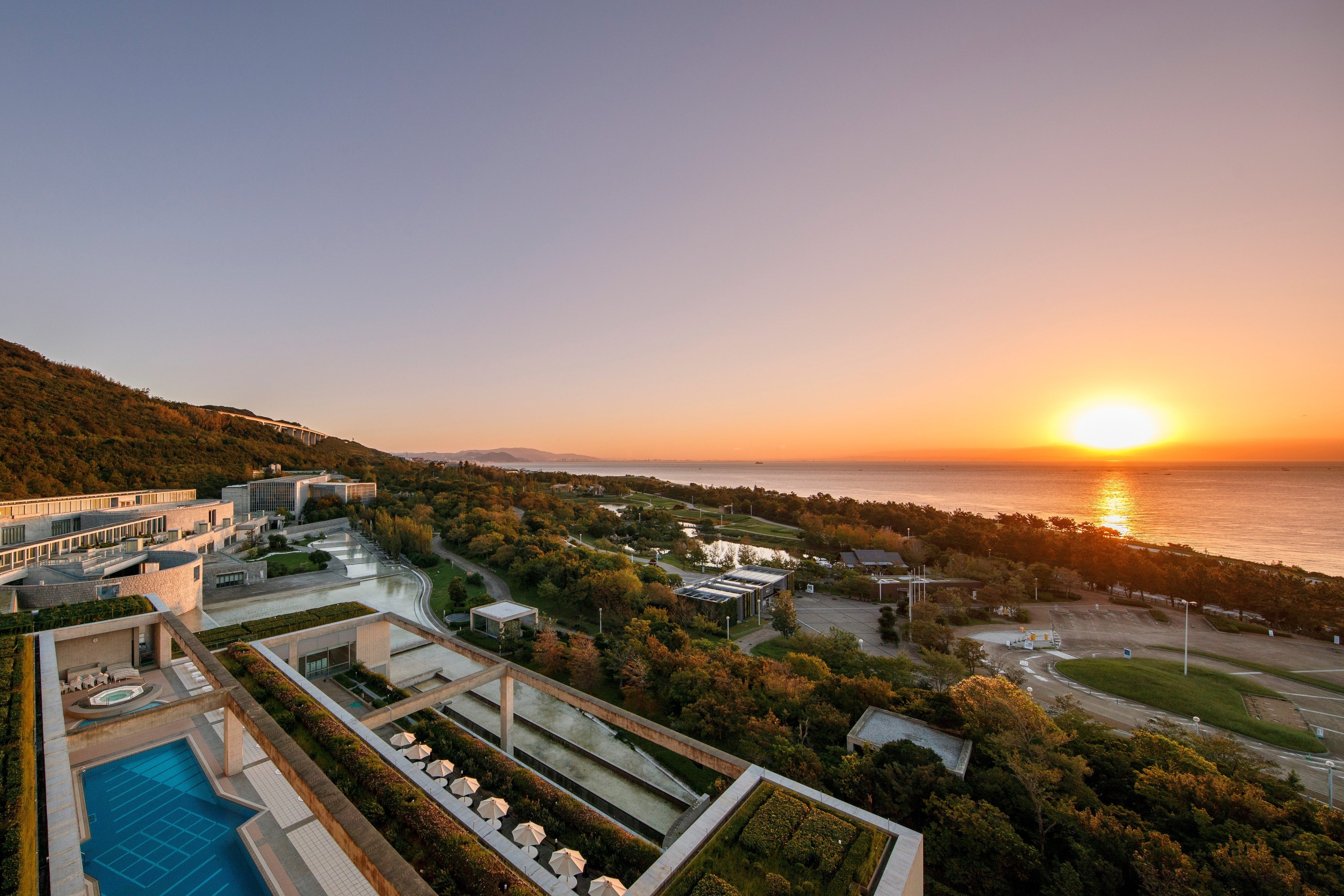 東側客室からの眺め　日の出イメージ