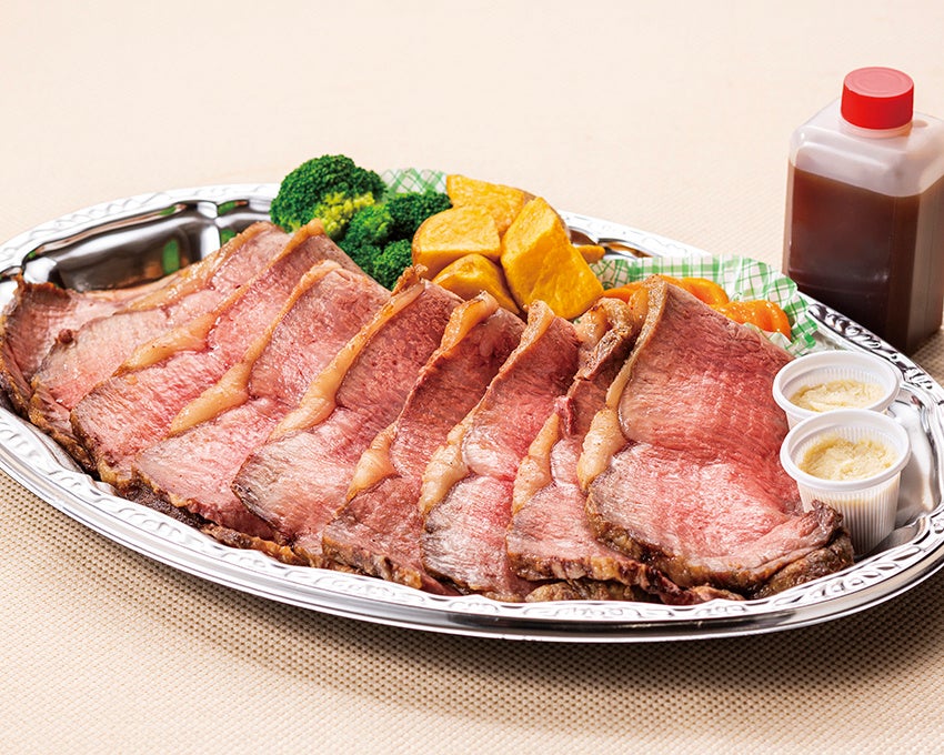 国産牛のローストビーフ