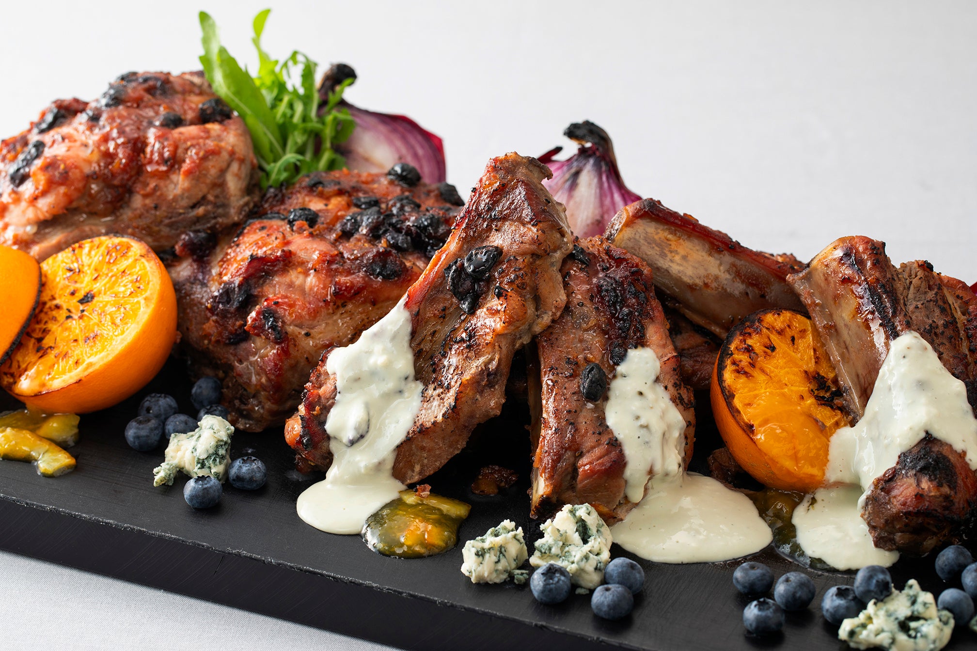 骨付きスペアリブの ブルーベリーロースト