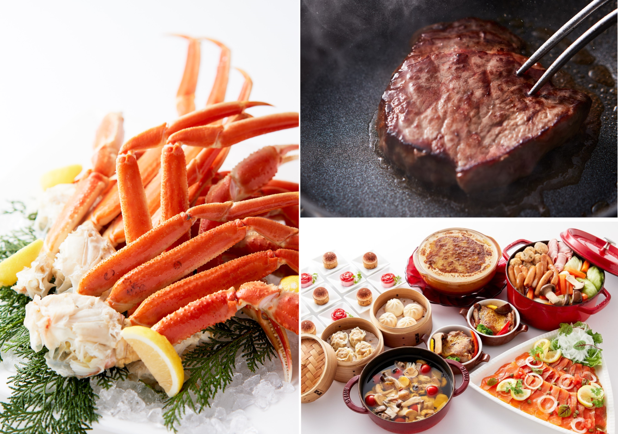 「冬のご馳走カニ食べ放題ディナーブッフェ」 イメージ