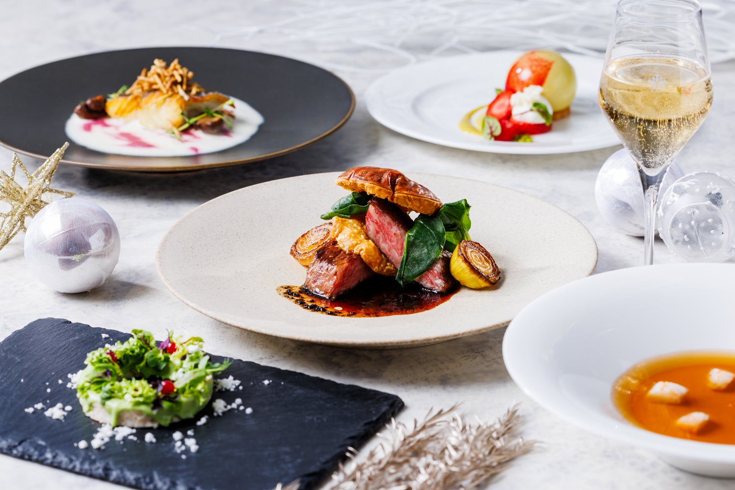 周年記念 クリスマスディナーコース