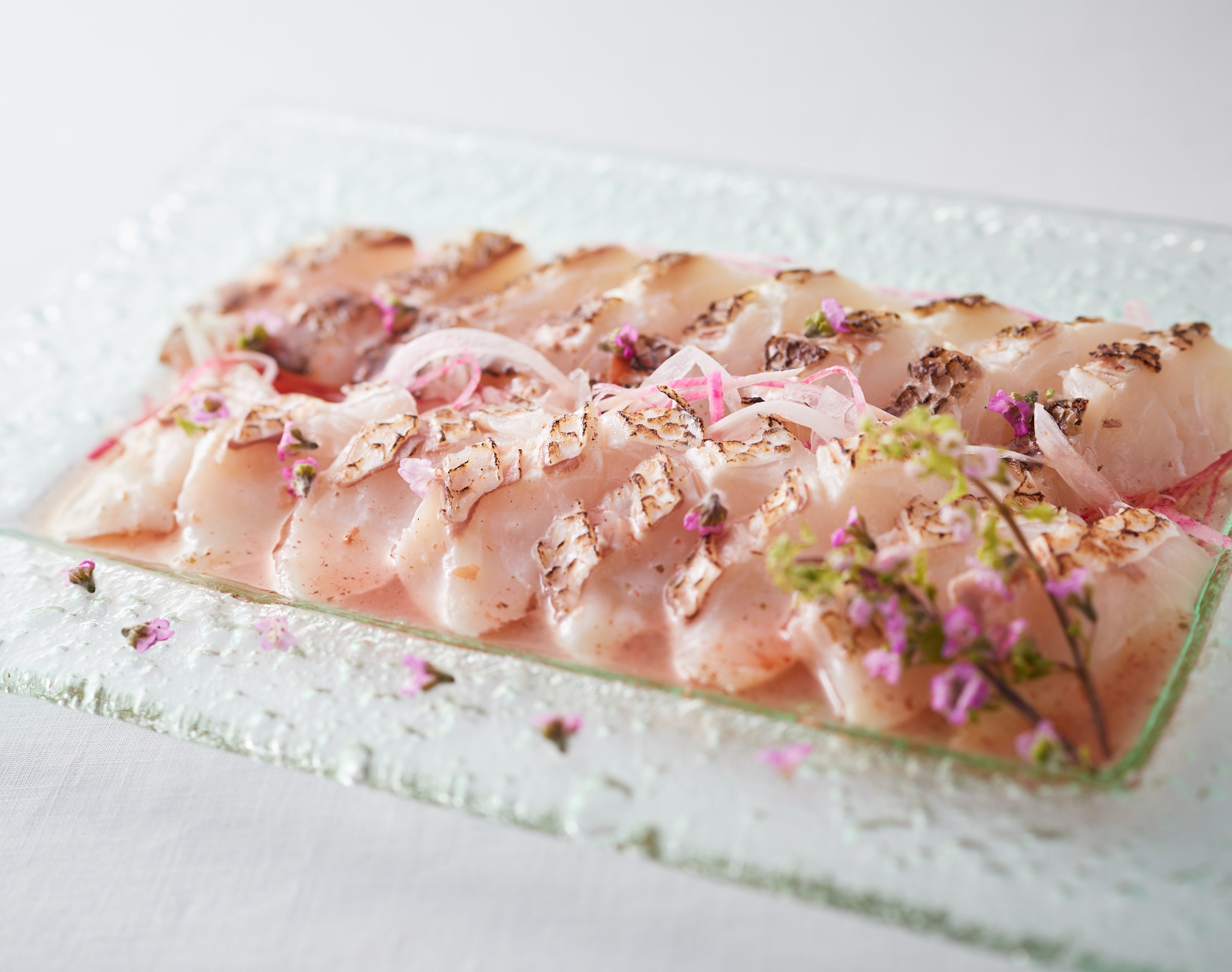 和歌山県産鯛のカルパッチョ （4月ディナー）