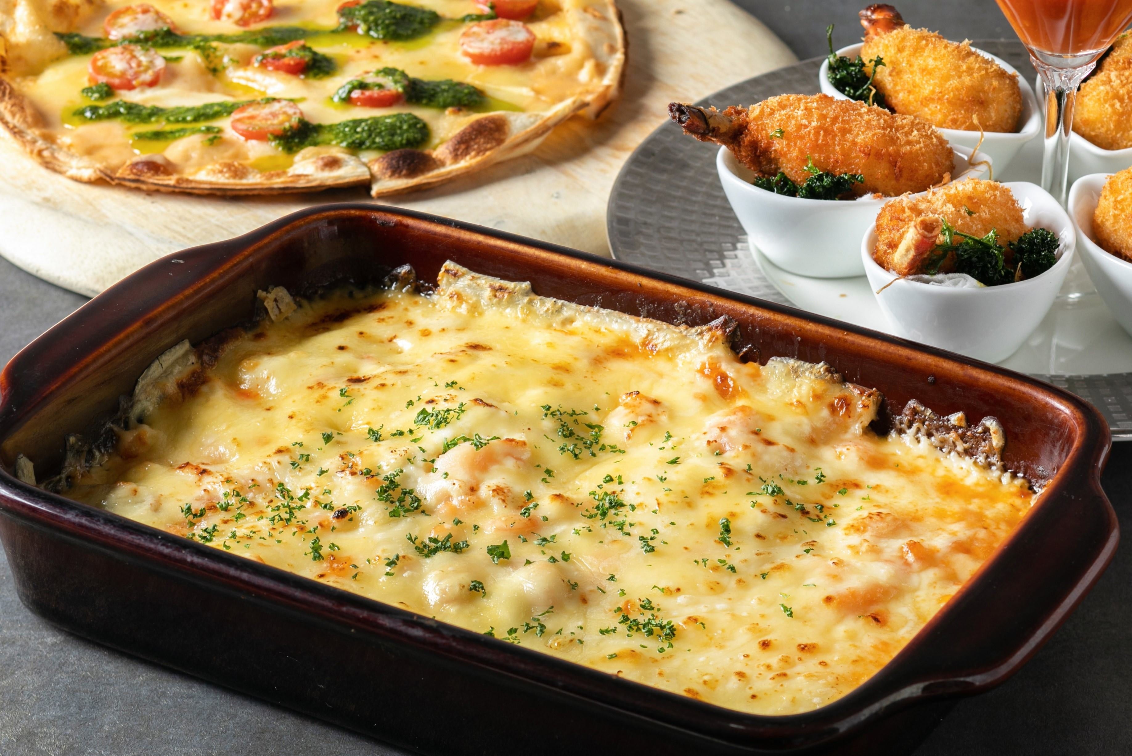 海老入りペンネのキャセロール