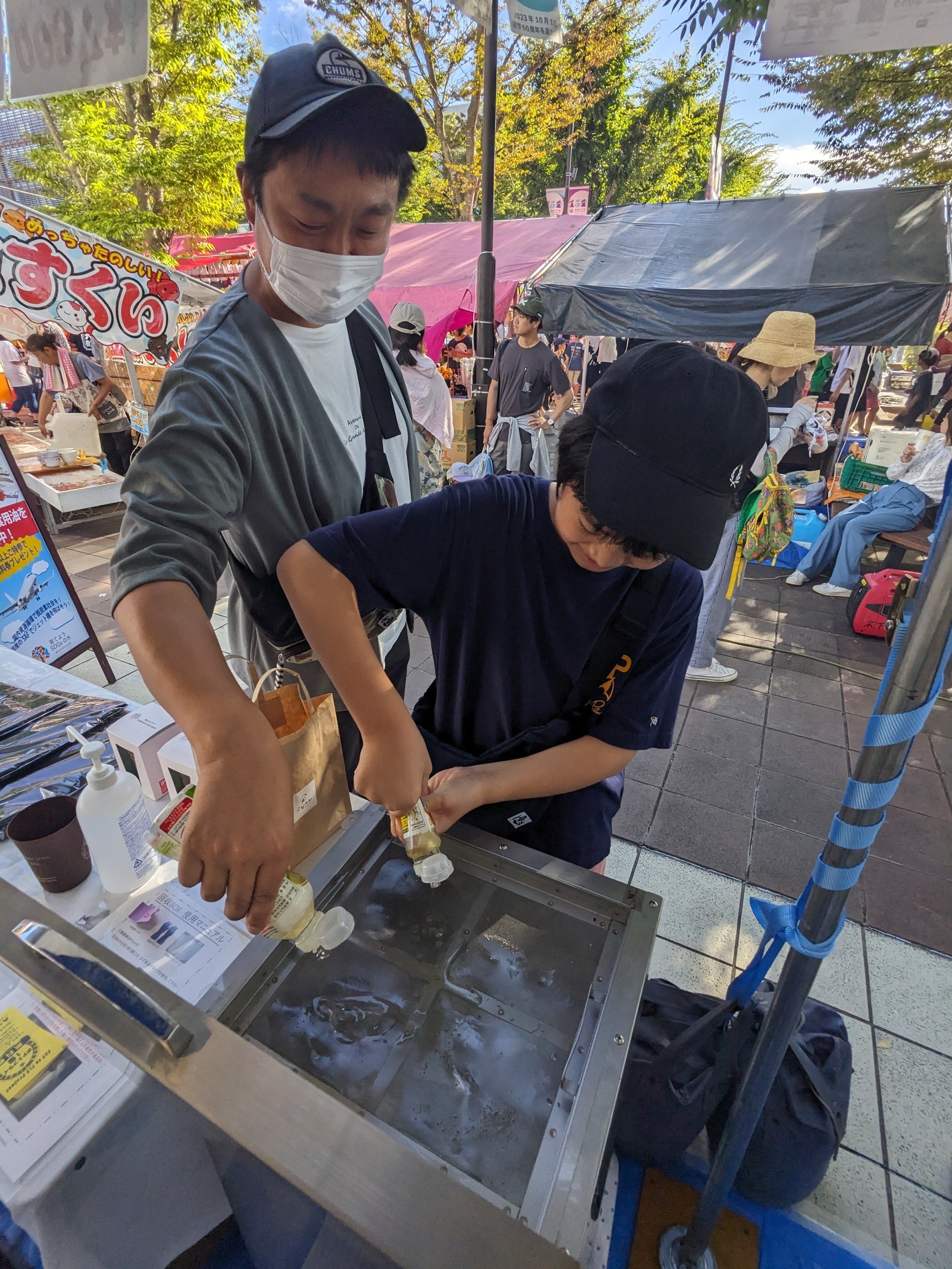 【ホテル日航つくば】8月23日・24日に開催「まつりつくば2025」で廃食用油の回収と有料休憩所を開設