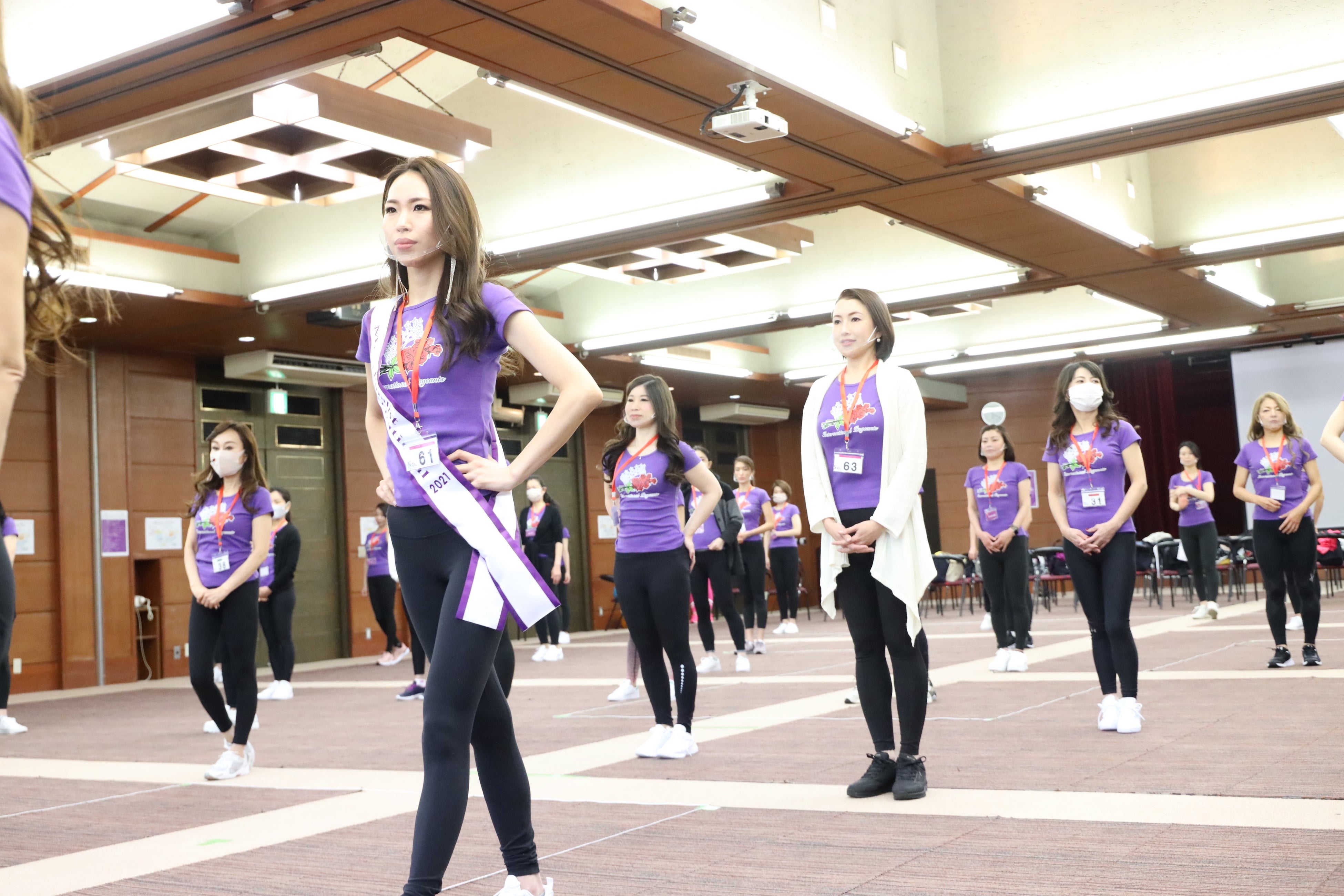 ステージパフォーマンス特訓中