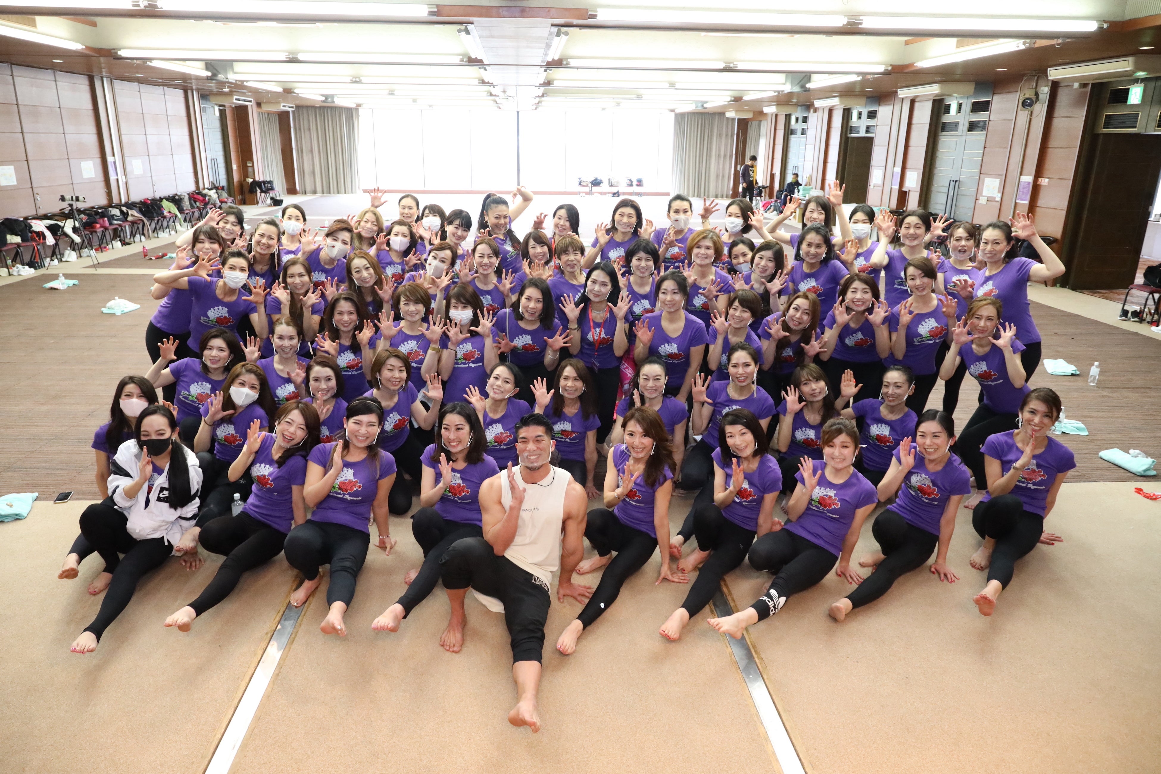 ウェルネスセッション中