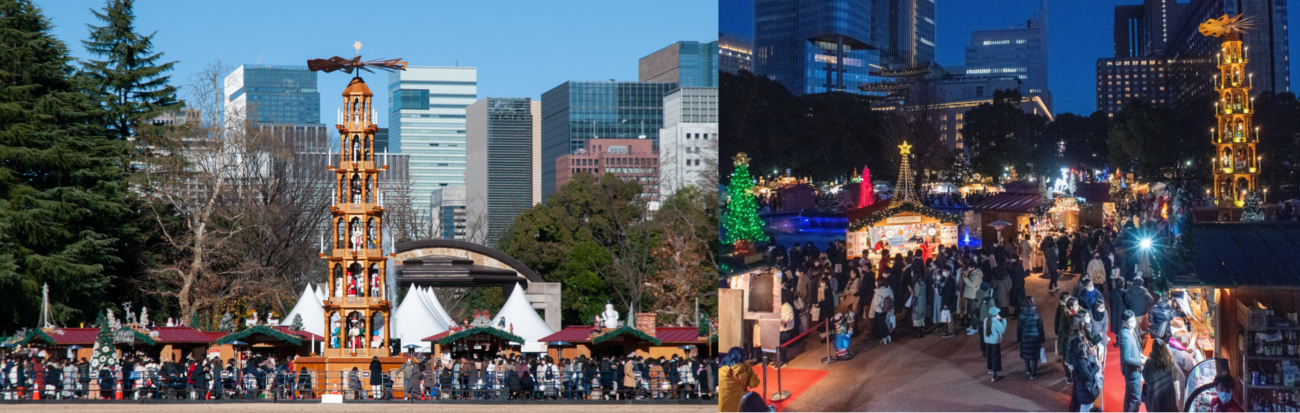 『東京クリスマスマーケット2022 in 日比谷公園』の様子