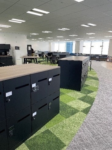 開放的なレイアウト