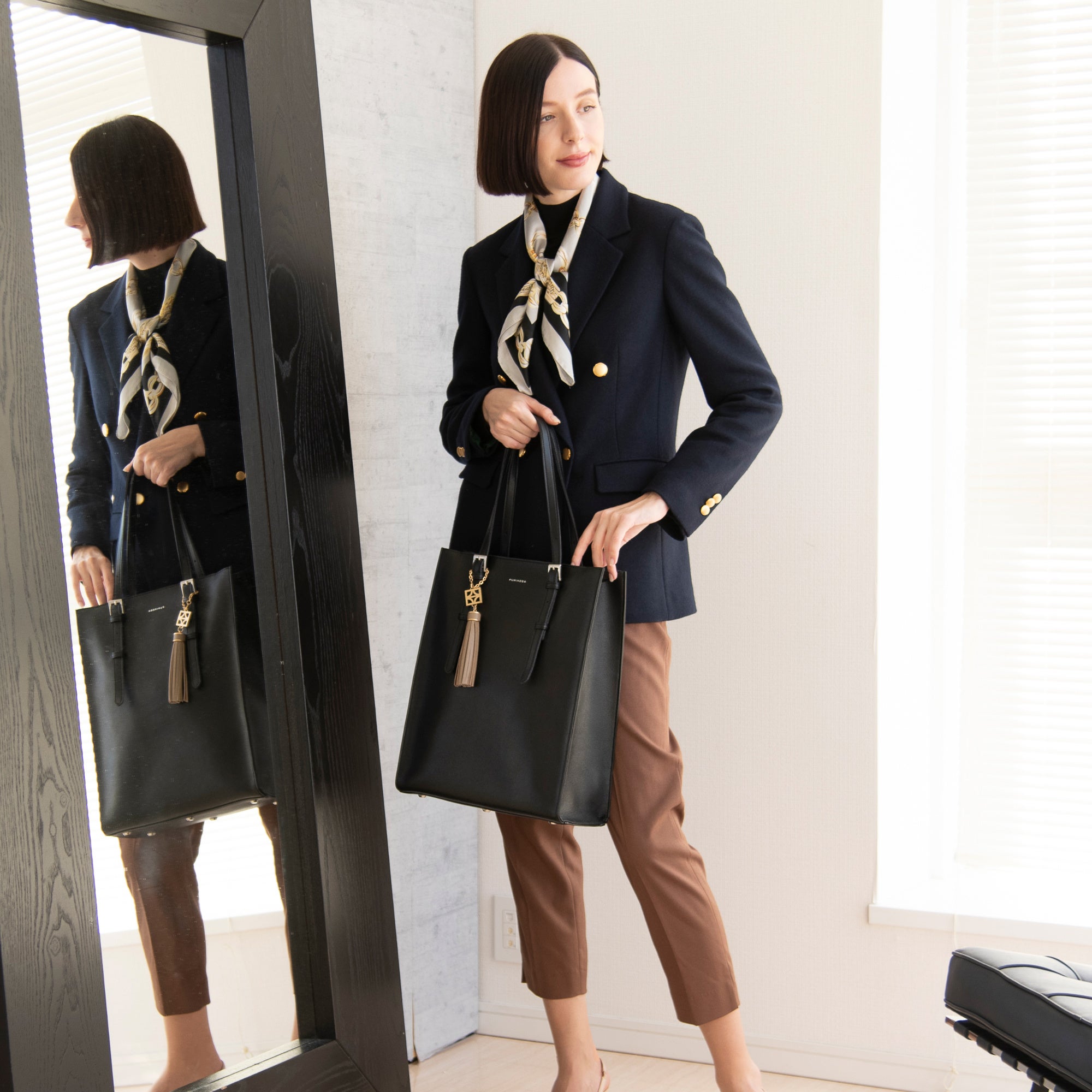 GENE：縦型トートバッグ ¥48,000