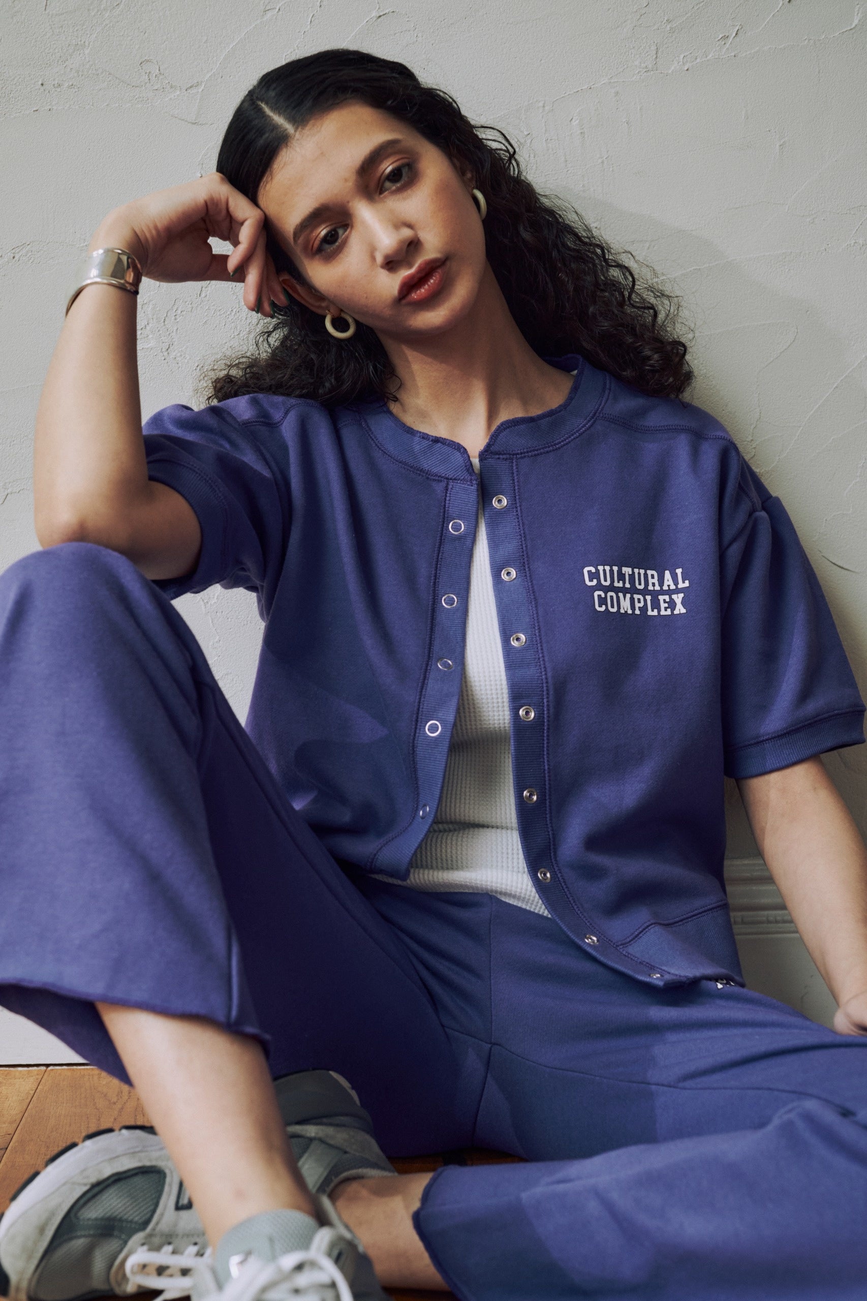 カレッジロゴミニ裏毛カーディガン　5,995円