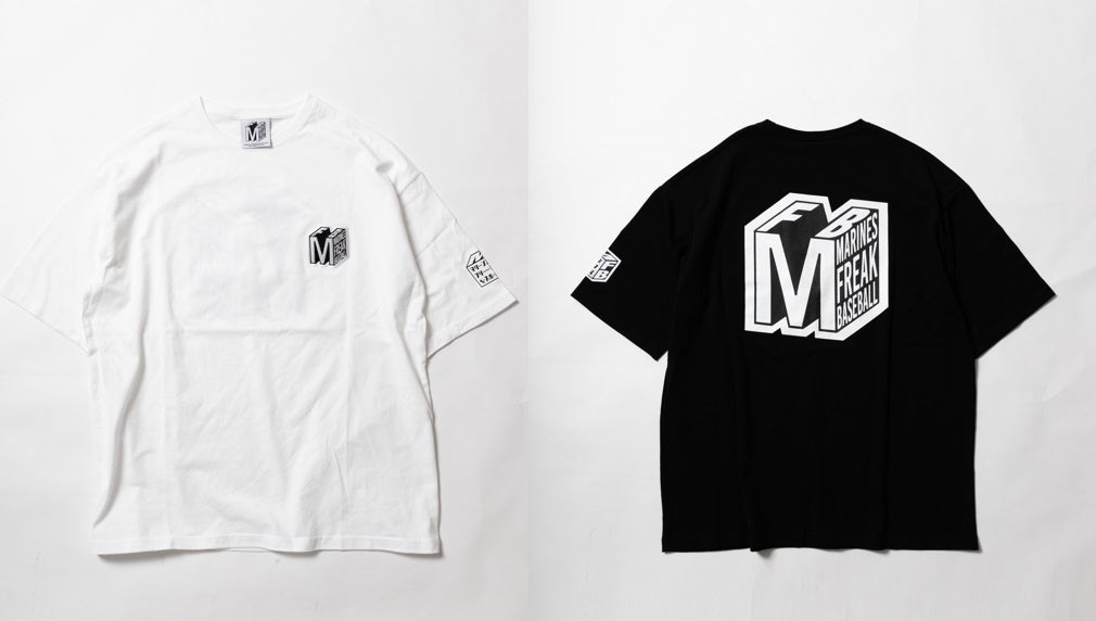 フロントにはワッペンと背面には大判のプリントを配置