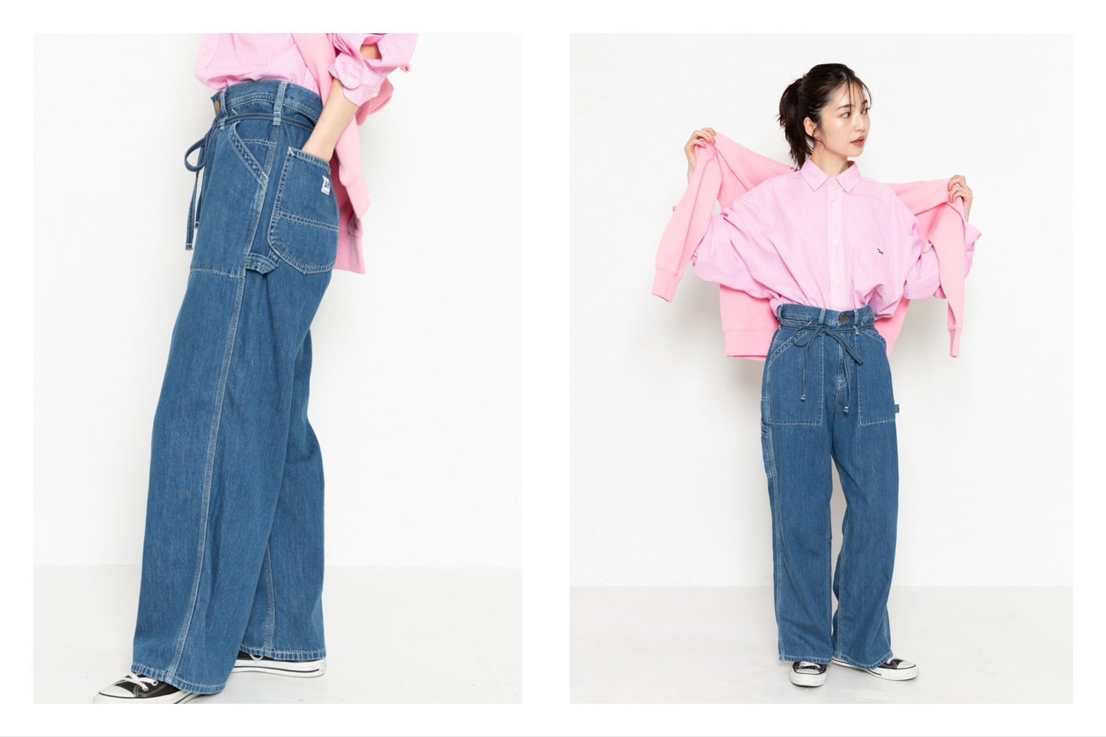 別注デニムイージーパンツ ¥9,900