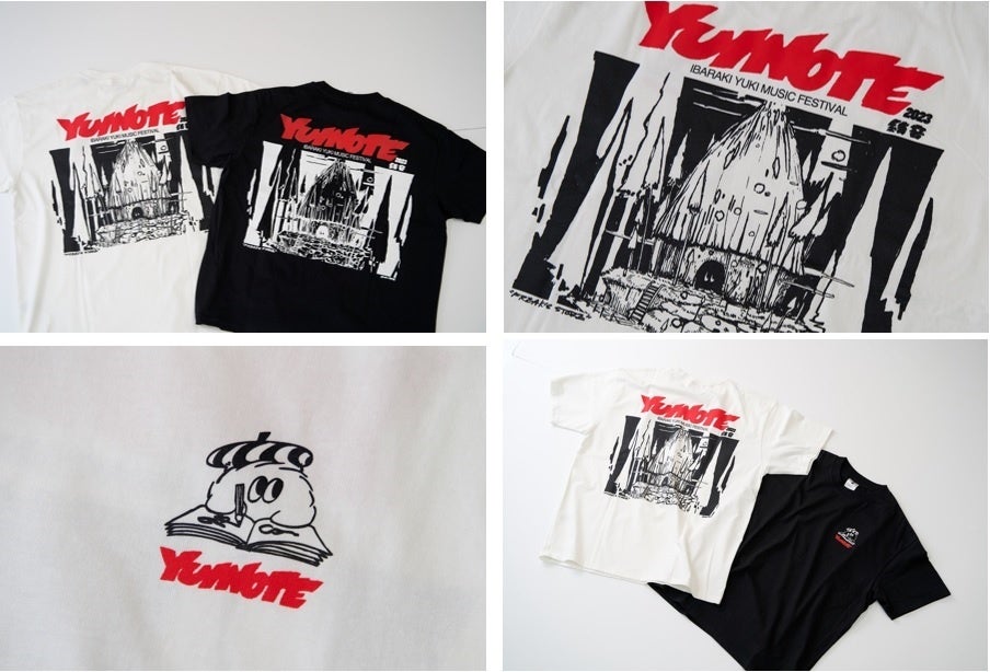 結の音出演アーティストRagelow氏の描き下ろし。白・黒の2食展開、¥4500