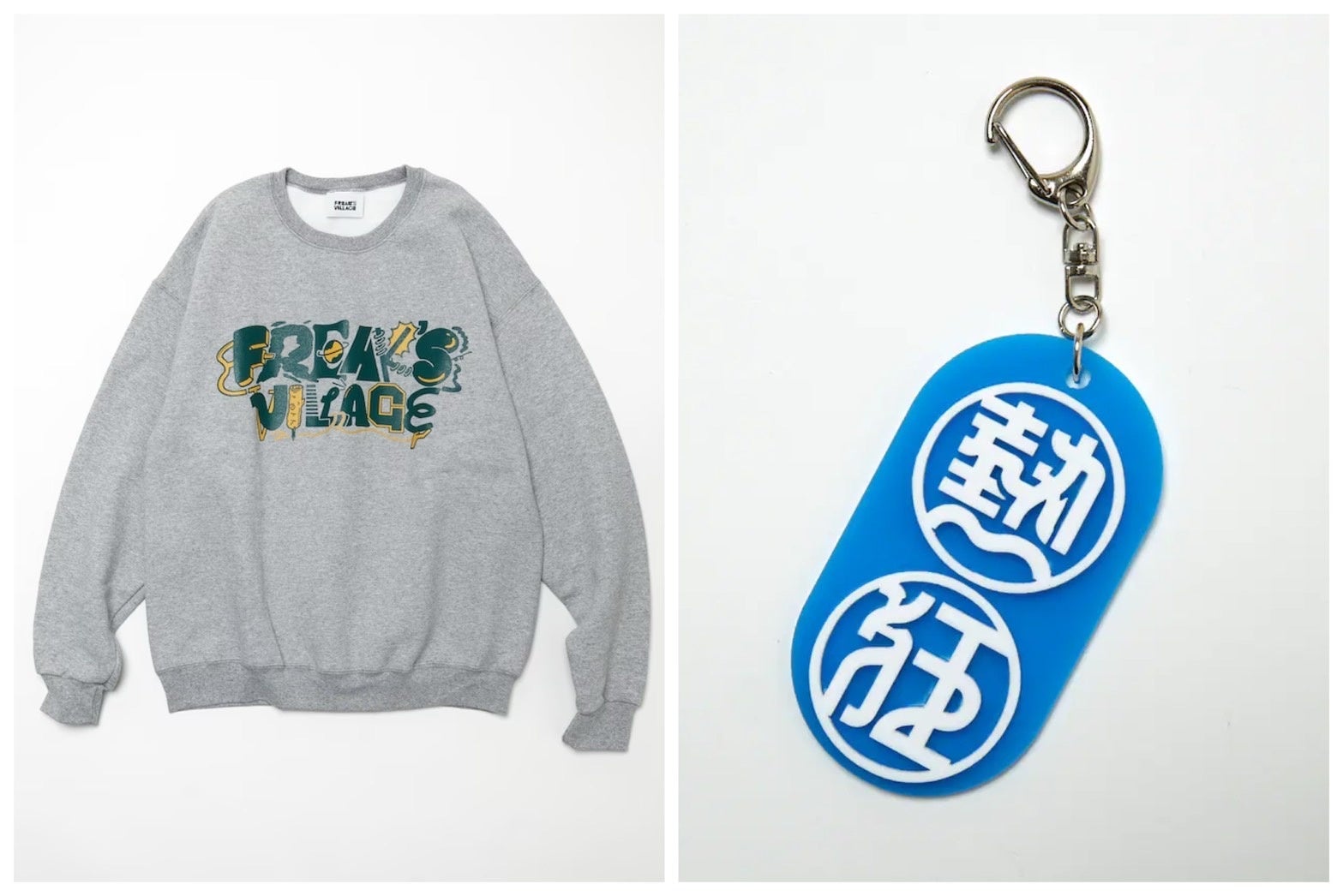 (左)スウェット￥7,700taxin(右)￥2,200taxin