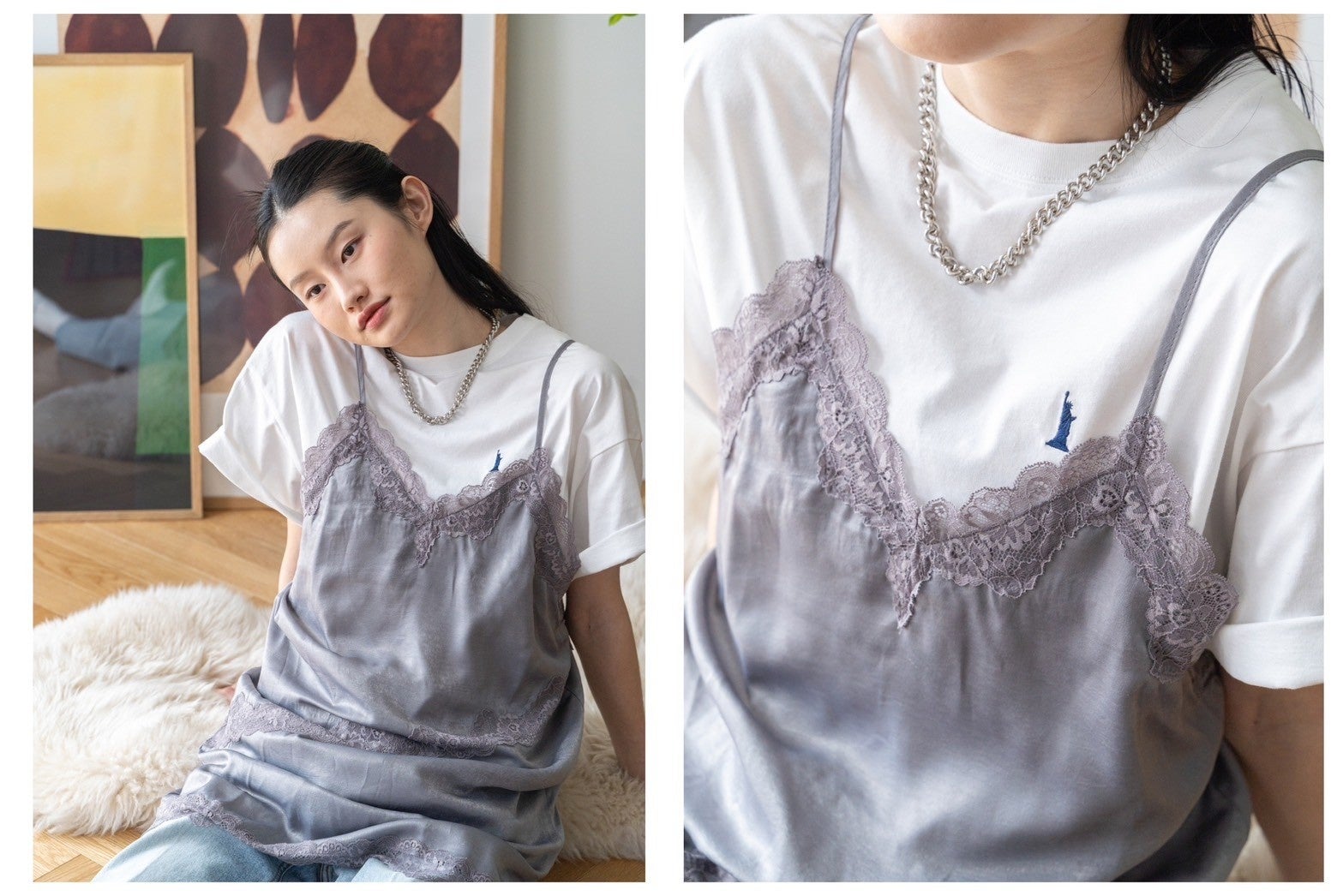 OFF WHITE・BLACK ・PINK・BORDER&nbsp; ￥4,994(taxin)