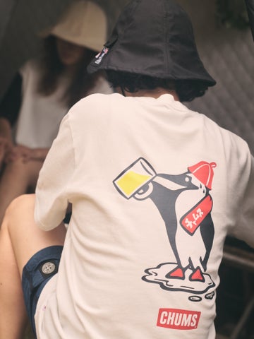 夏の新作！チャムス×サウベニアコラボテントサウナ登場！ブービーバードデザインTシャツ＆サウナハットも！