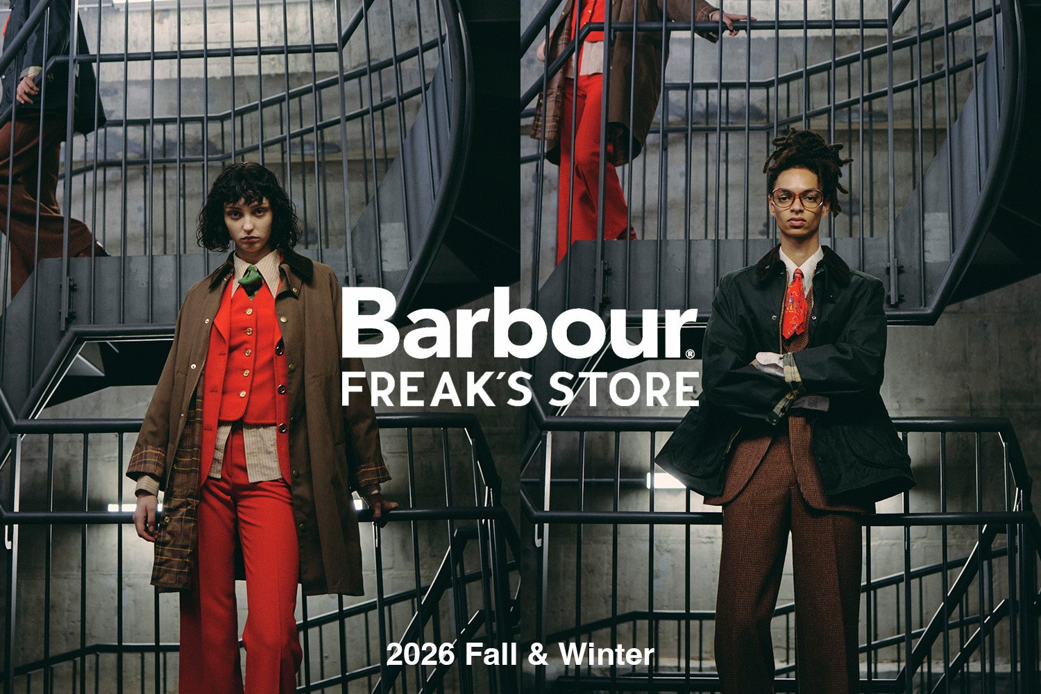 Barbour For FREAK’S STORE。新作の別注TRANSPORT COATをはじめ、様々なアウターをFREAK’S STOREの視点で着る2026年秋冬のBarbourスタイルを公開！