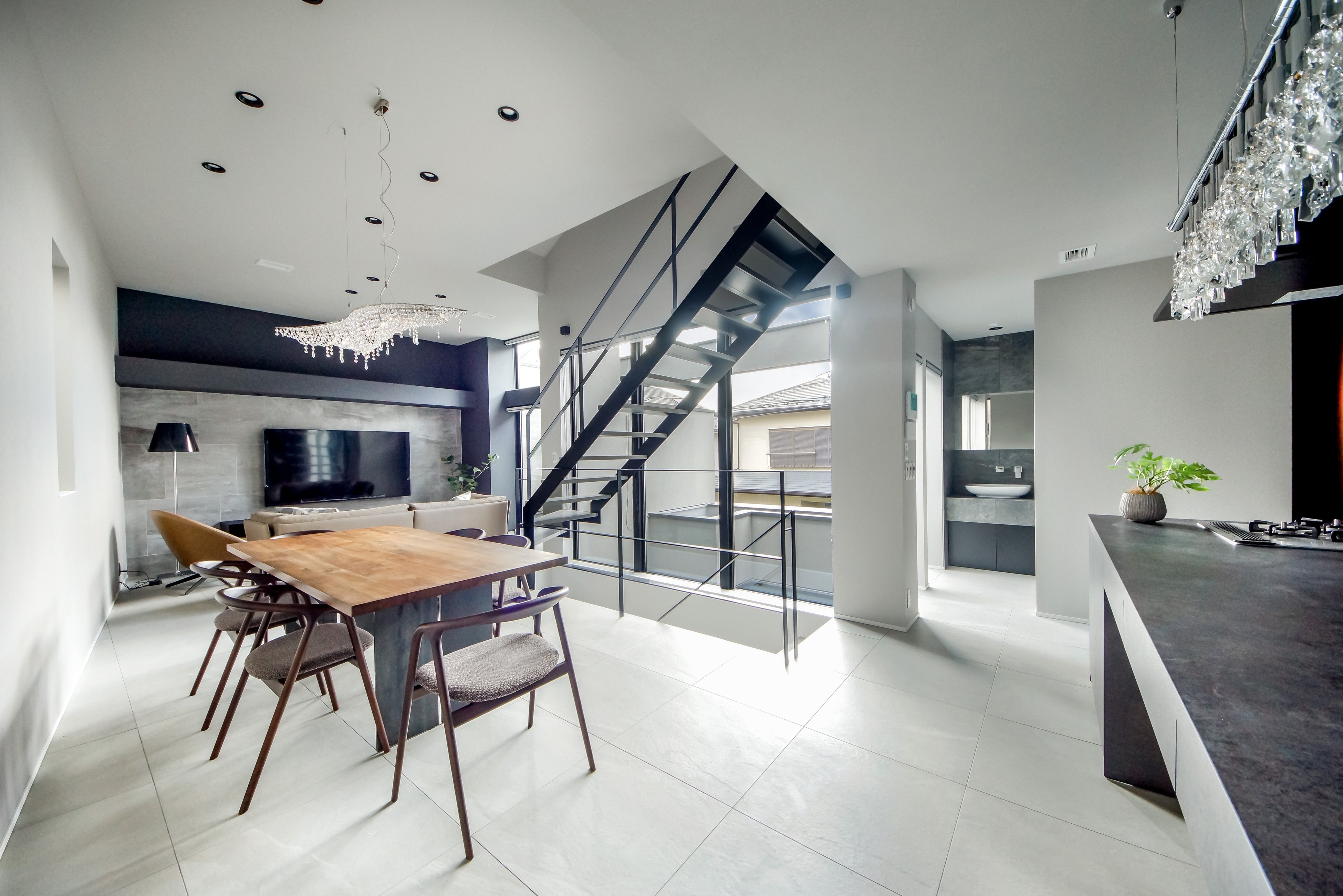 今回受賞した東京都豊島区Y様邸。　家族構成：夫婦、子ども2人   延床面積：170 ㎡  