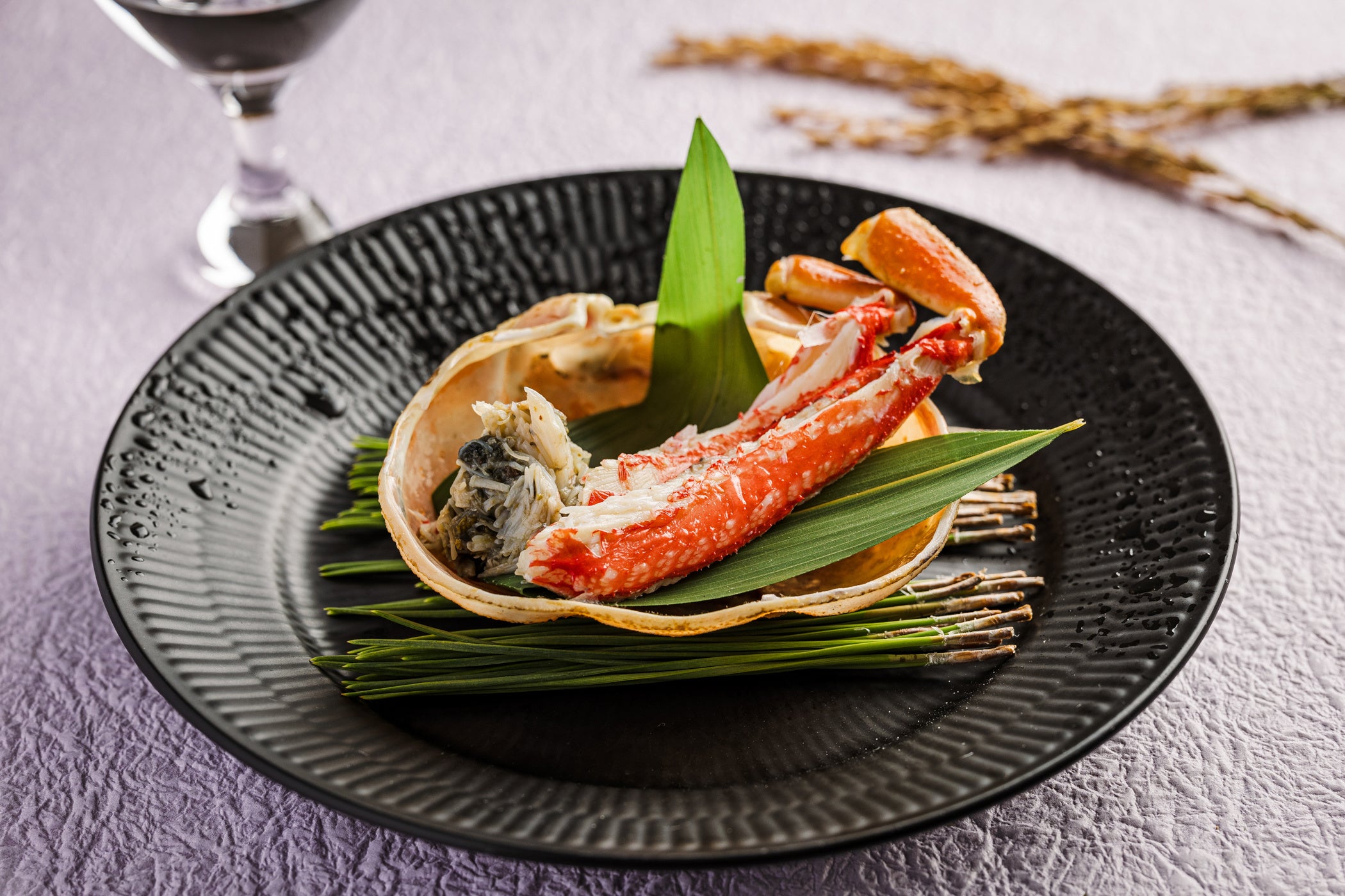 [蒸し物] 香住蟹　味噌󠄀蟹酢