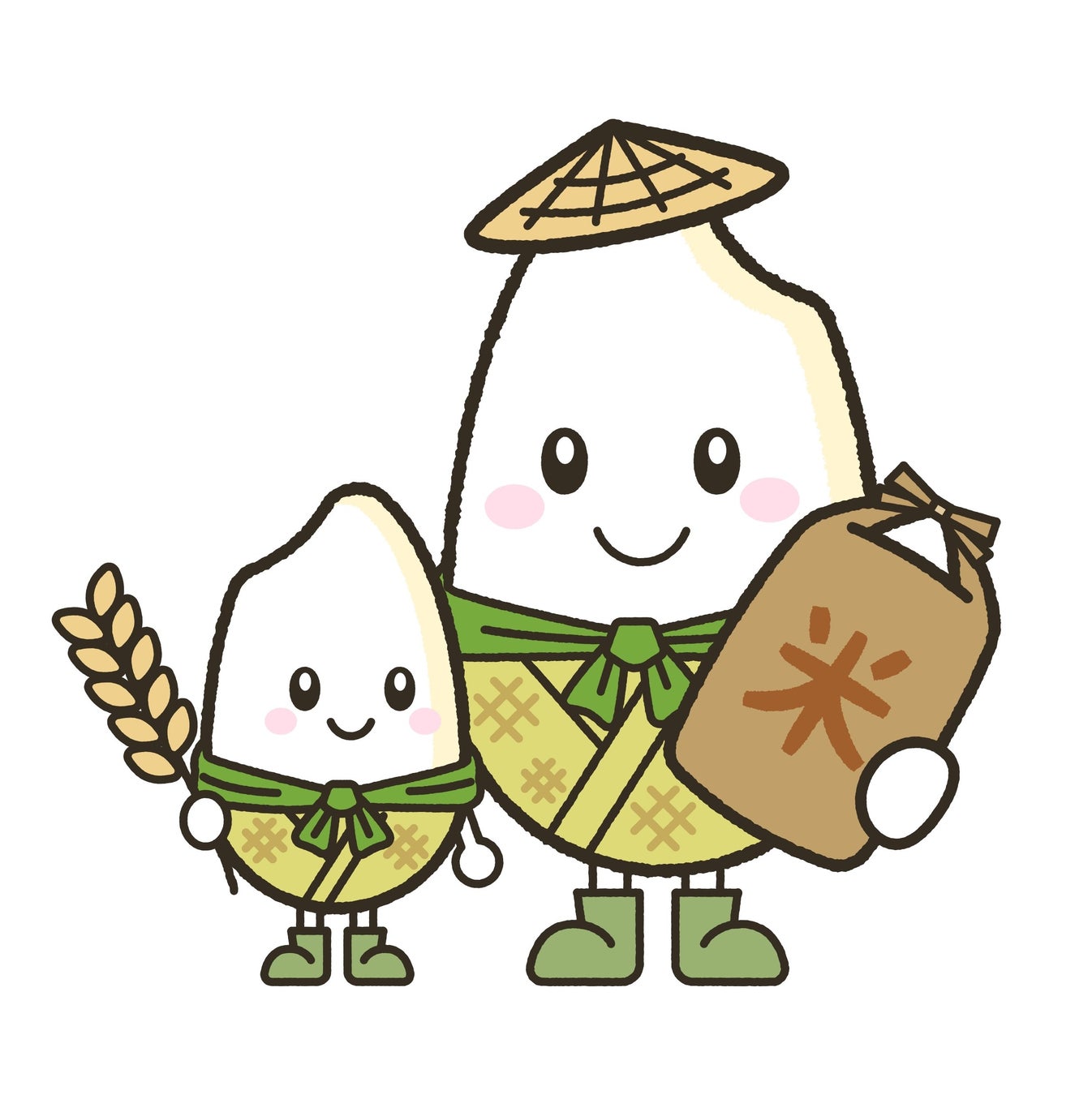 公式キャラクター・マイちゃん親子