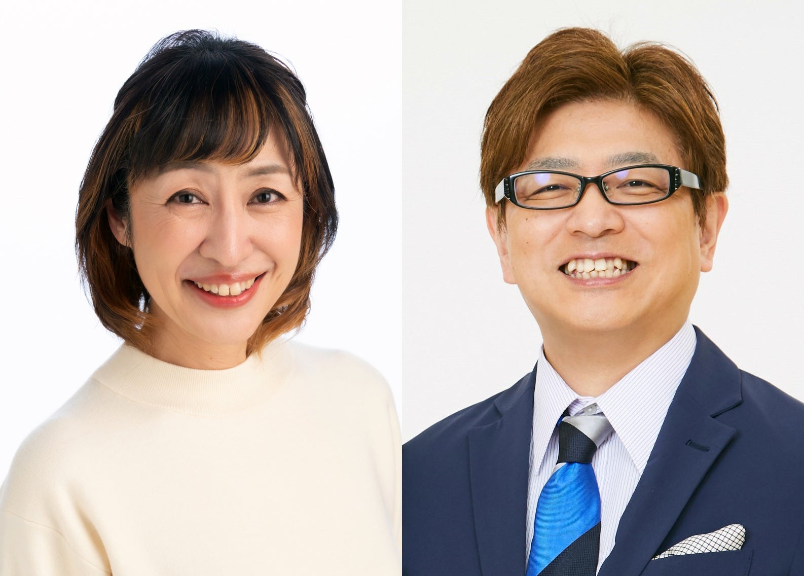 「トコトンほんこん!」に出演する木谷美帆さん(左)と、しましまんず・すなやま心すなおさん