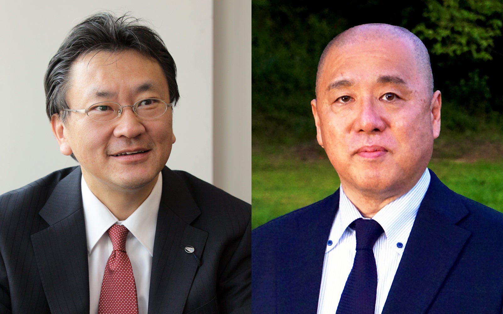 （左から）有元隆志氏、矢野将史氏