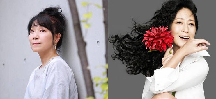 「ふれあい広場2023」スペシャルライブに出演する尾崎亜美さん（左）とEPOさん