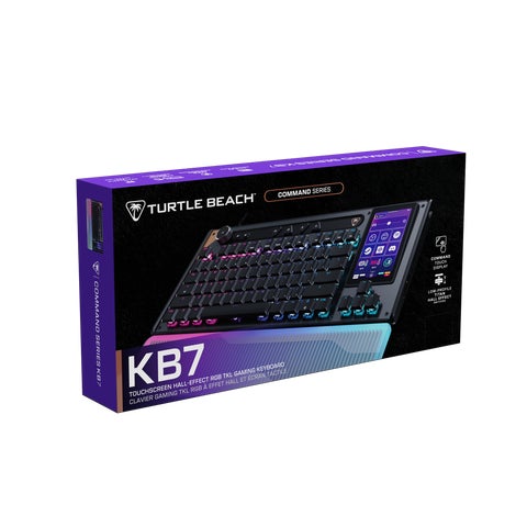 タッチディスプレイを備えたTurtle Beachのゲーミングキーボード タッチディスプレイを備えたTurtle Beachのゲーミングキーボード