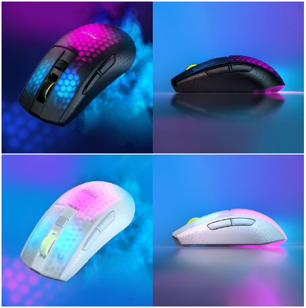 わずか81g、人間工学に基づいた左右対称形状の軽量光学式ワイヤレス