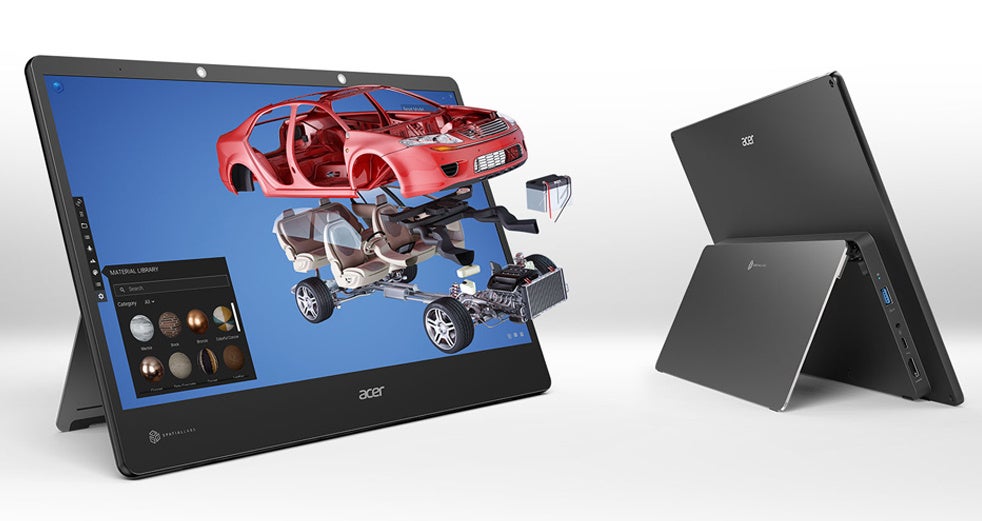 裸眼による3D立体視を実現したAcerの15.6インチ 4Kモニター2機種