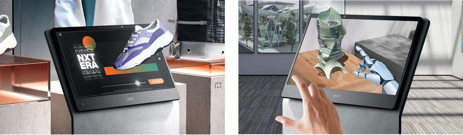 裸眼による3D立体視を実現したAcerの15.6インチ 4Kモニター2機種の法人