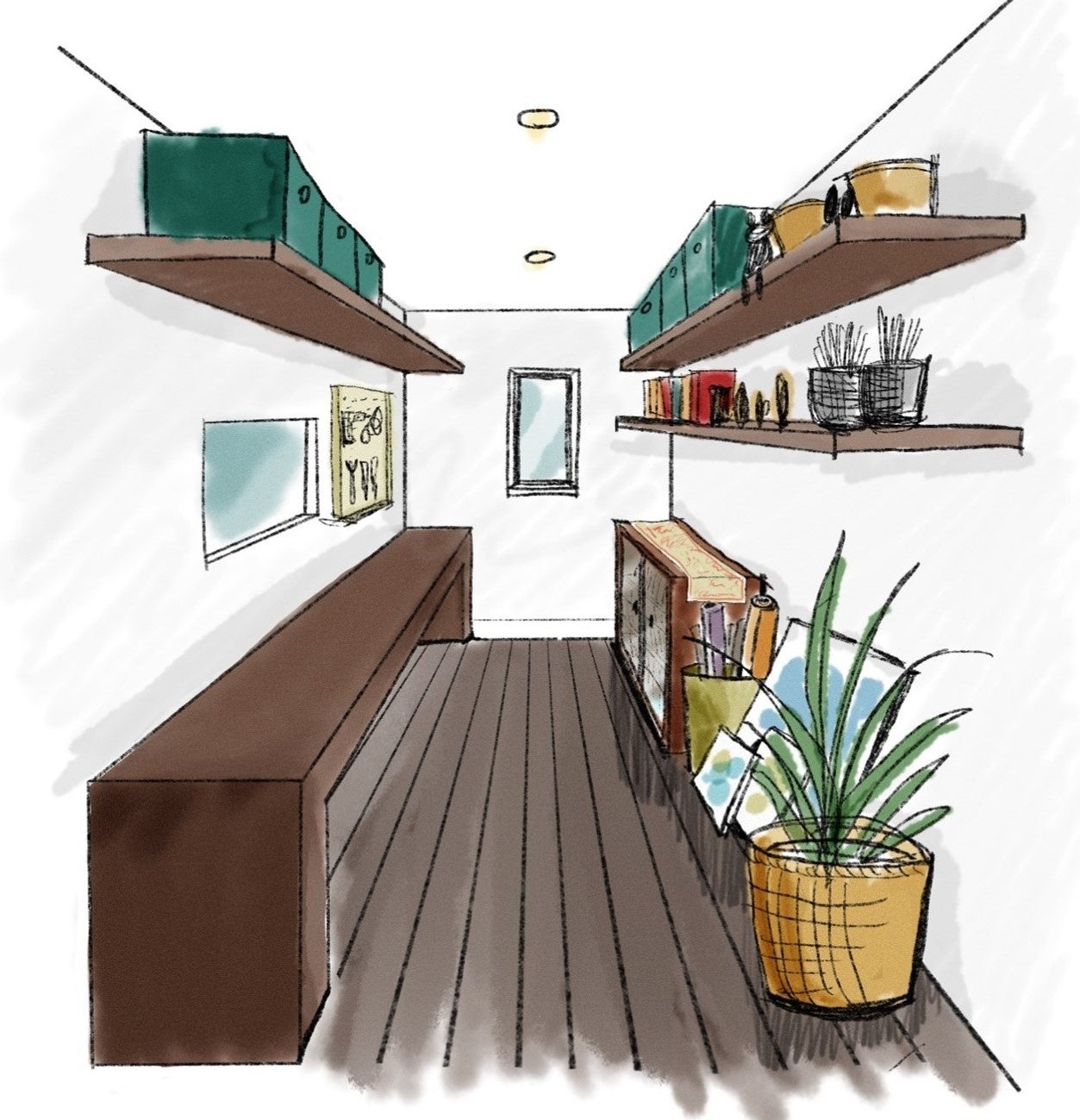 コンセプトスケッチ：島田景冬