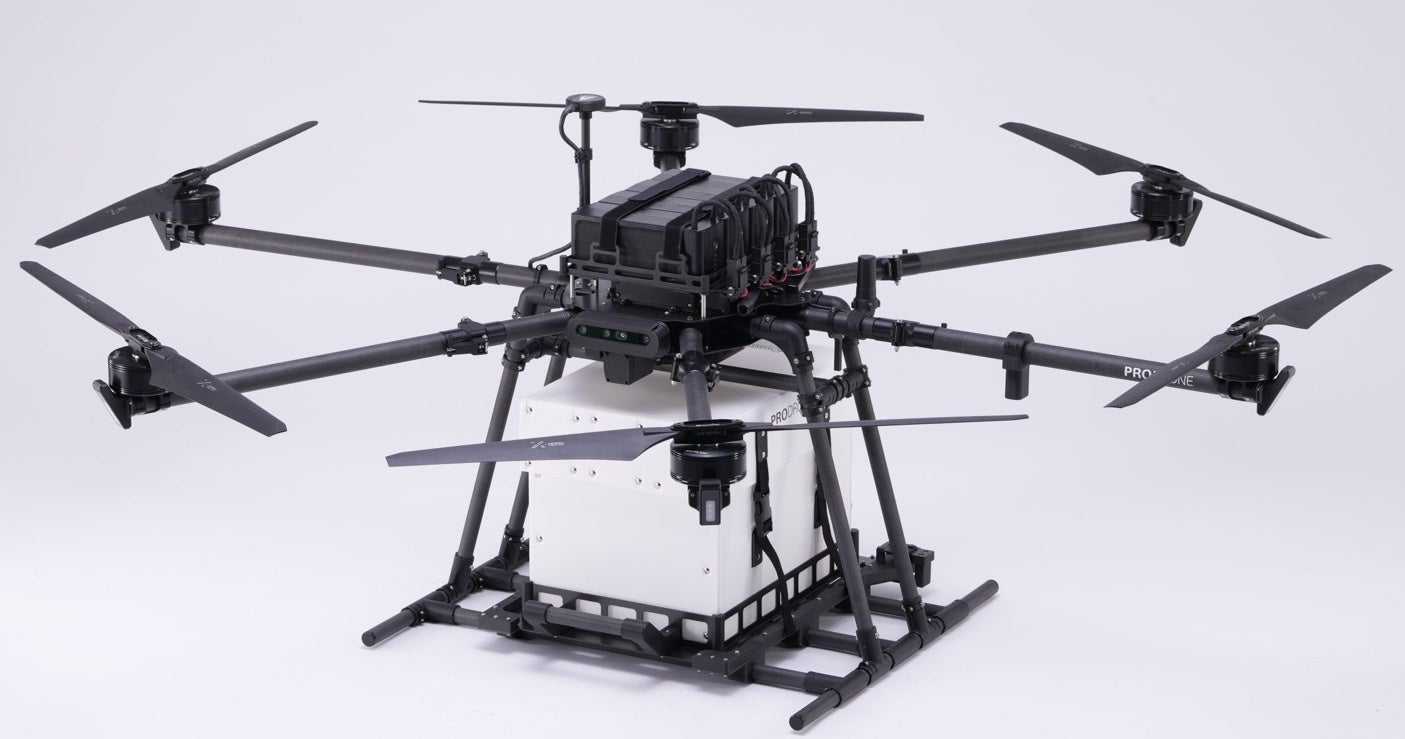 使用するドローン（プロドローン PD6B-Type3）