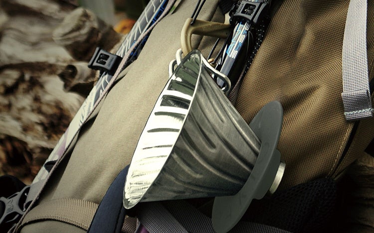 フックで持ち運びOK