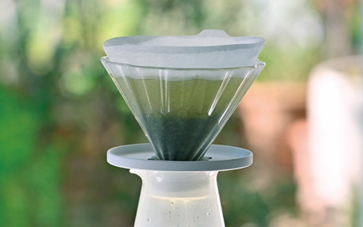 耐熱ガラス「HARIO  Glass®」なのでお茶の色も愉しめる