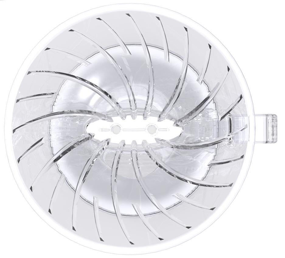 スパイラルリブ&小さな二つ穴