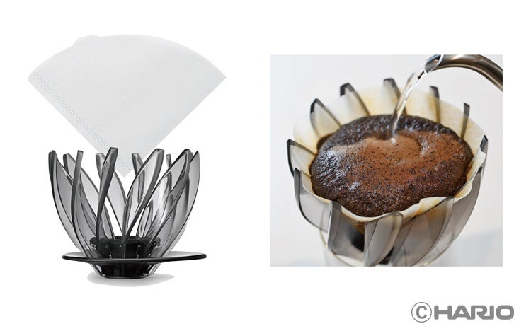 V60円すい形ペーパーを使用