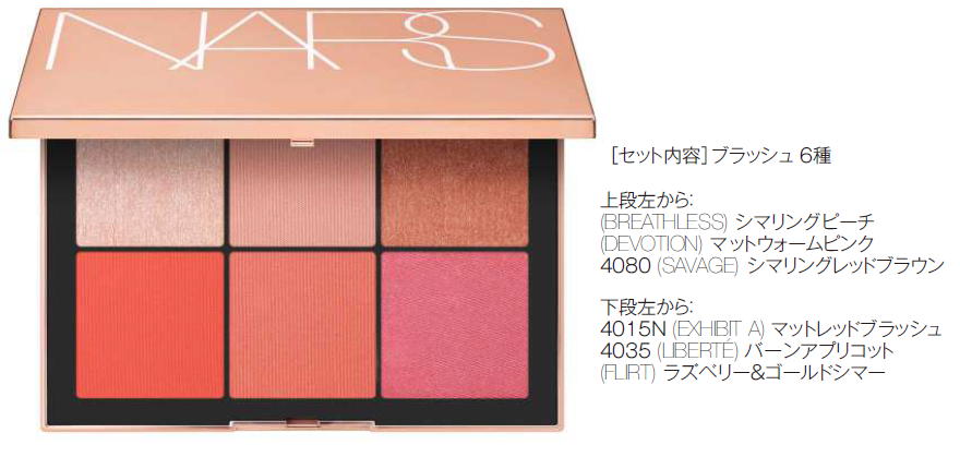 2022年6月10日(金)：眩い輝きが美しいNARS「アフターグロー