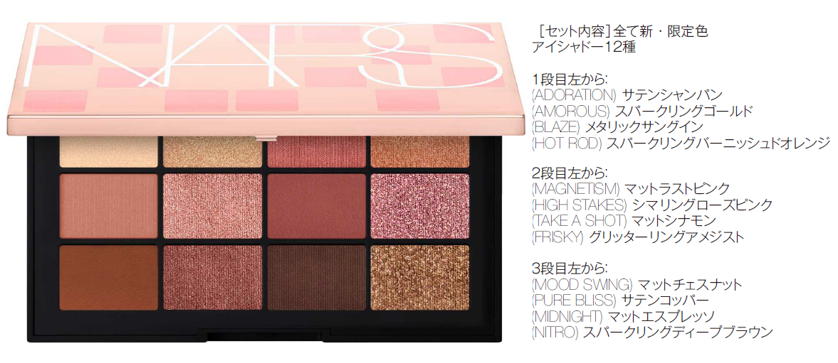 NARS アフターグロー　イリジスダブル　アイシャドーパレット 試してみた】NARS アフターグロー イリジスタブル アイシャドー