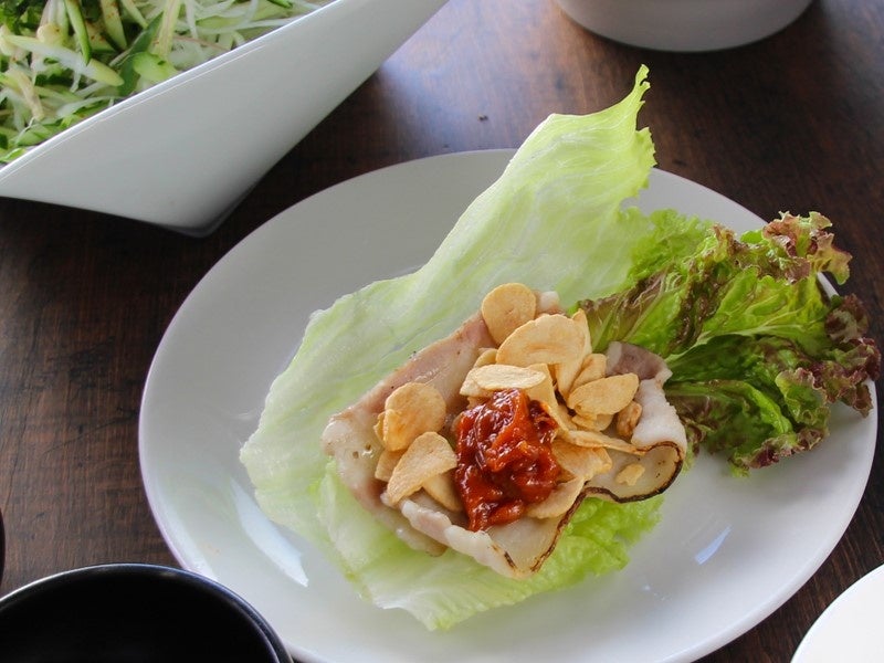 大人のガーリック たっぷり巻き巻き