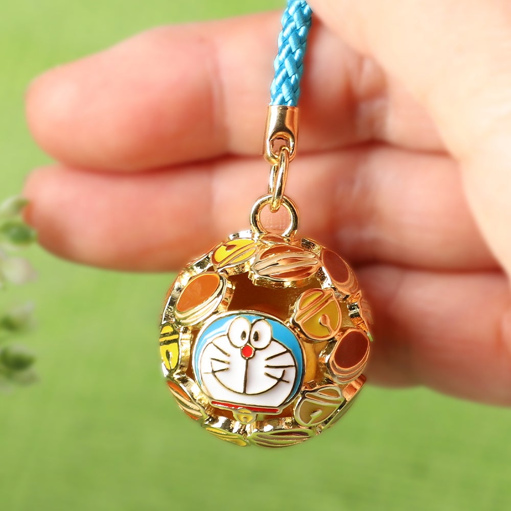 ■根付鈴　どら焼きと鈴