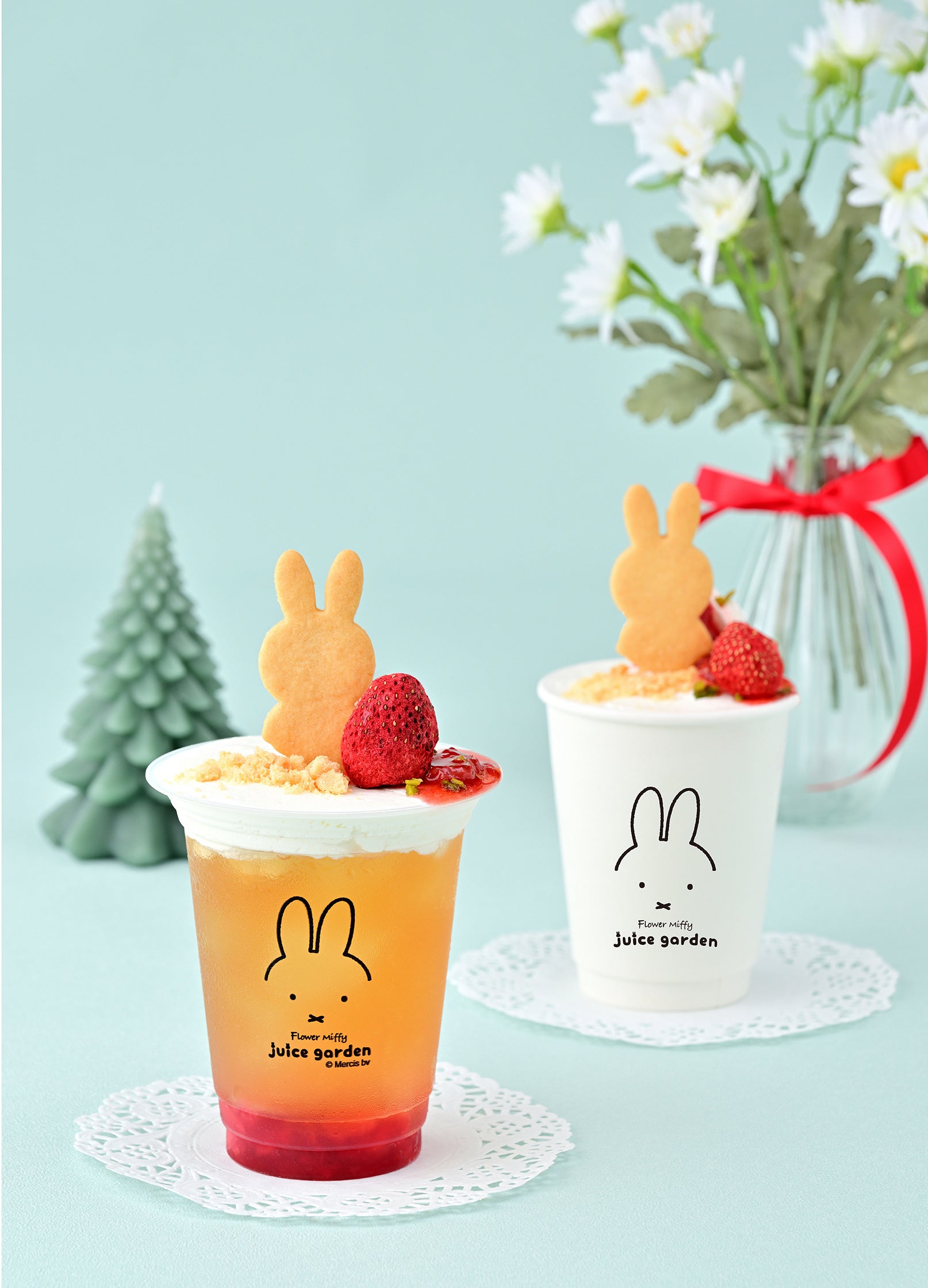 ミッフィーのお花屋さん「フラワーミッフィー」がお届けするドリンク