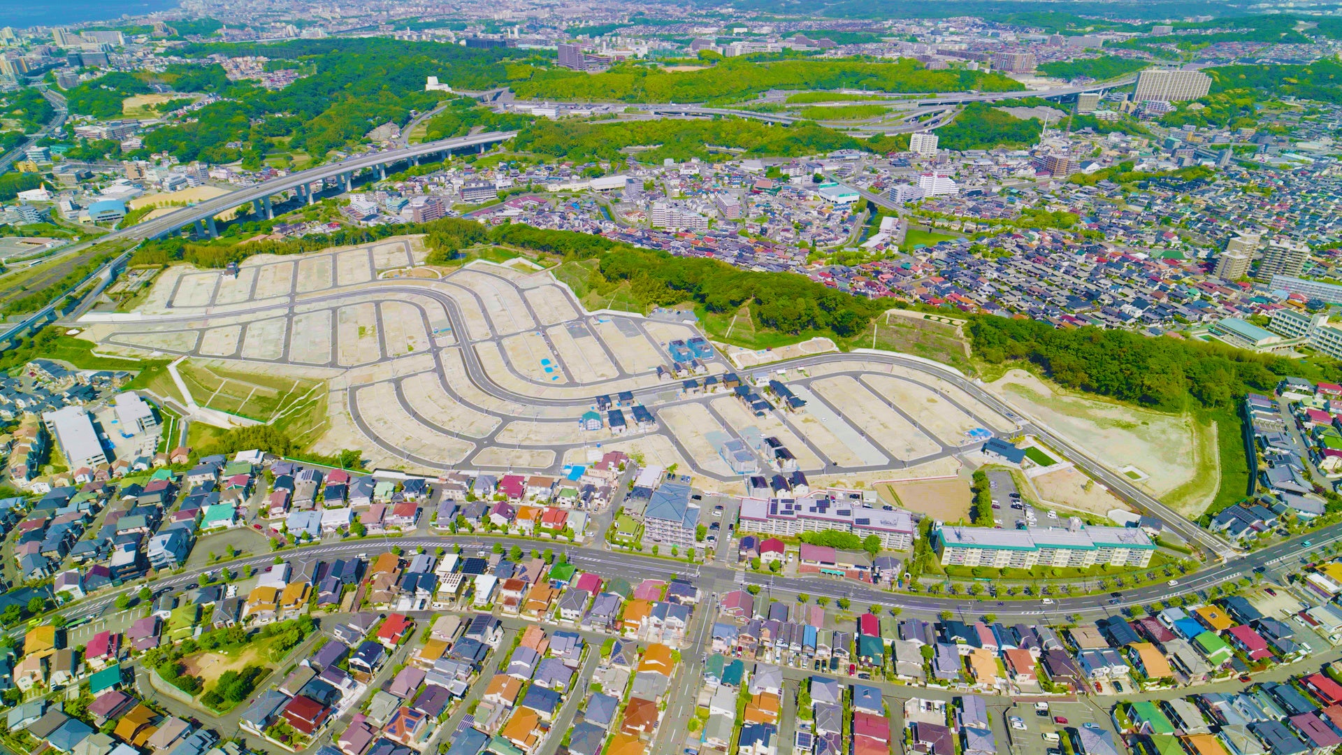 『ウインズタウン神戸みずき台』現地空撮