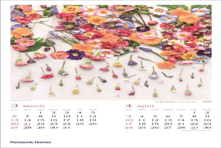 『In the Garden』カレンダー【B2サイズ】 3-4月