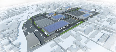 「富山市公設地方卸売市場再整備事業」竣工イメージ