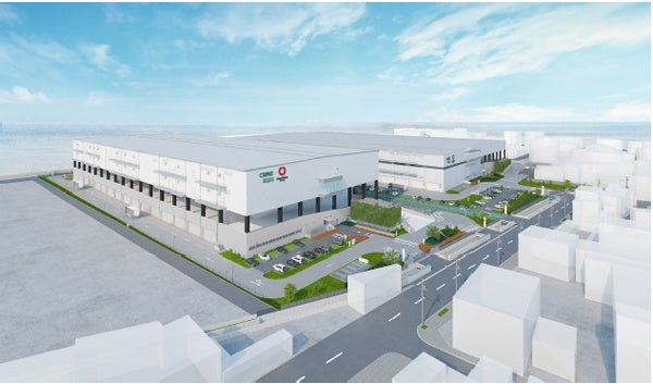 「（仮称）神戸長田物流センター」外観パース(イメージ)※画像はイメージですので実際とは異なる場合があります。